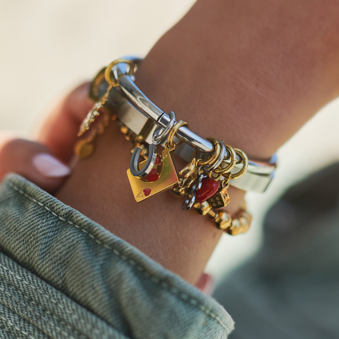 June - Gürtel-Armband Armreif Edelstahl