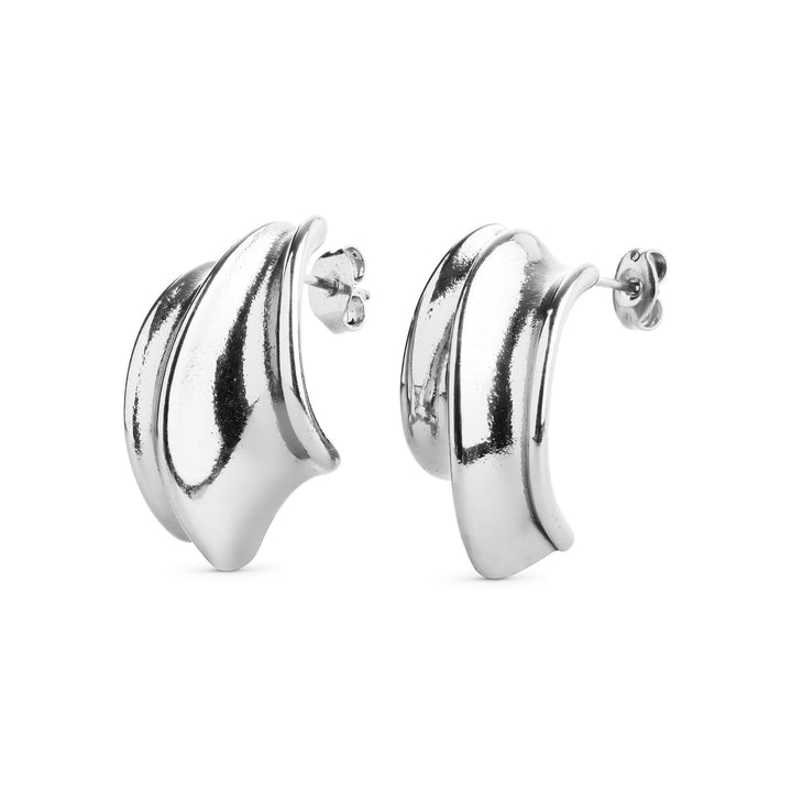 Tay - Structure Stud Earrings Stainless Steel