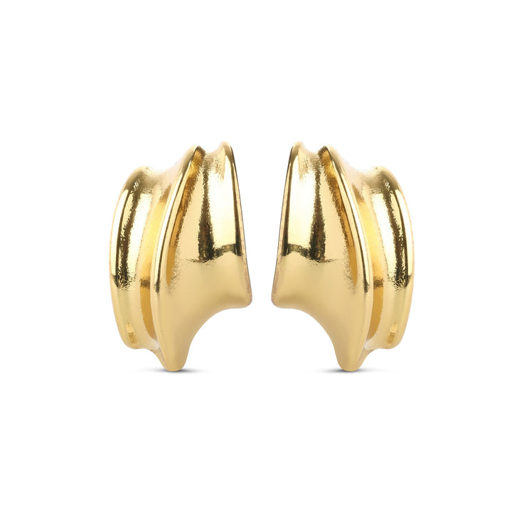 Tay - Structure Stud Earrings Stainless Steel