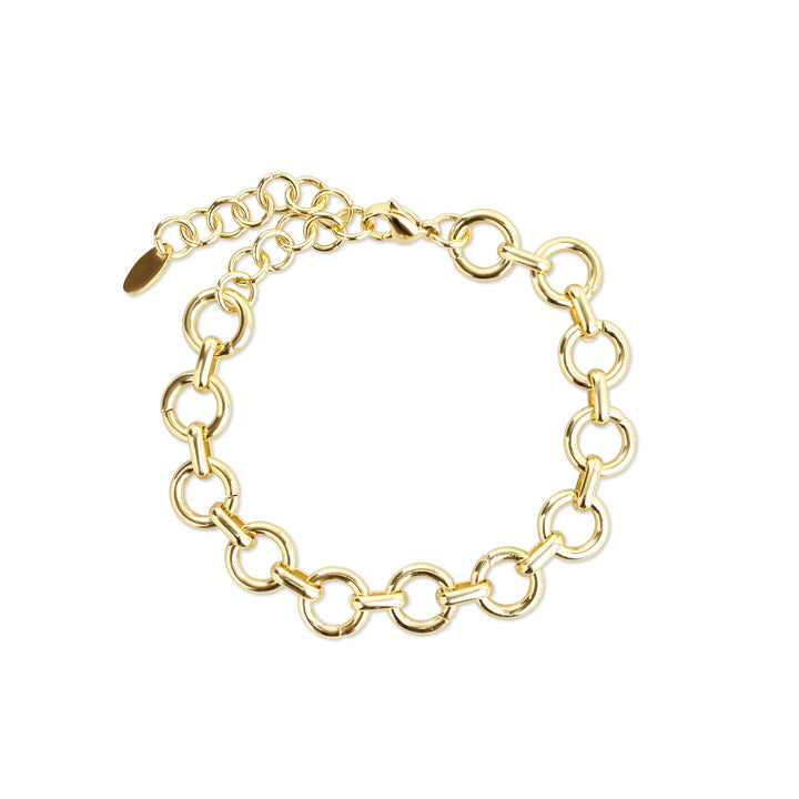 Lilo – Armband mit Kette aus Edelstahl, Gold | Timi of Sweden