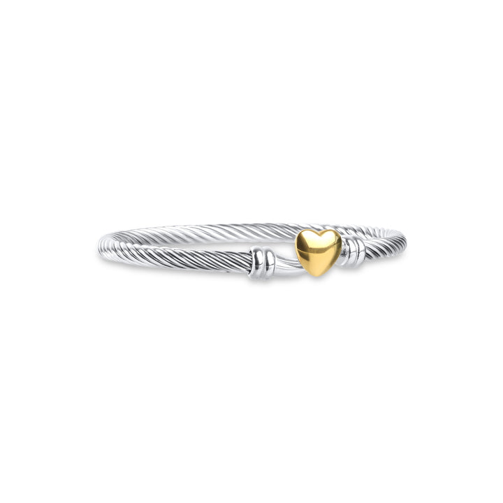 Tuva - Heart Bracelet Stainless Steel