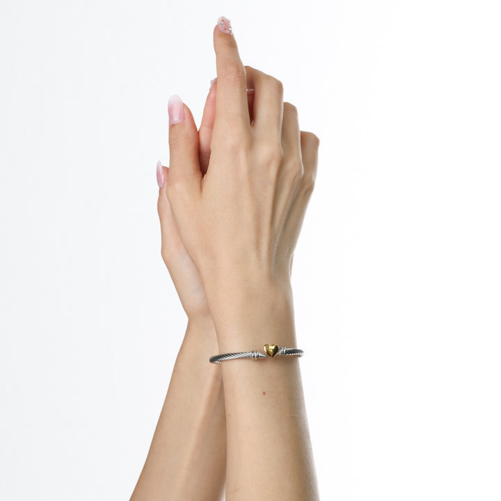 Tuva - Heart Bracelet Stainless Steel