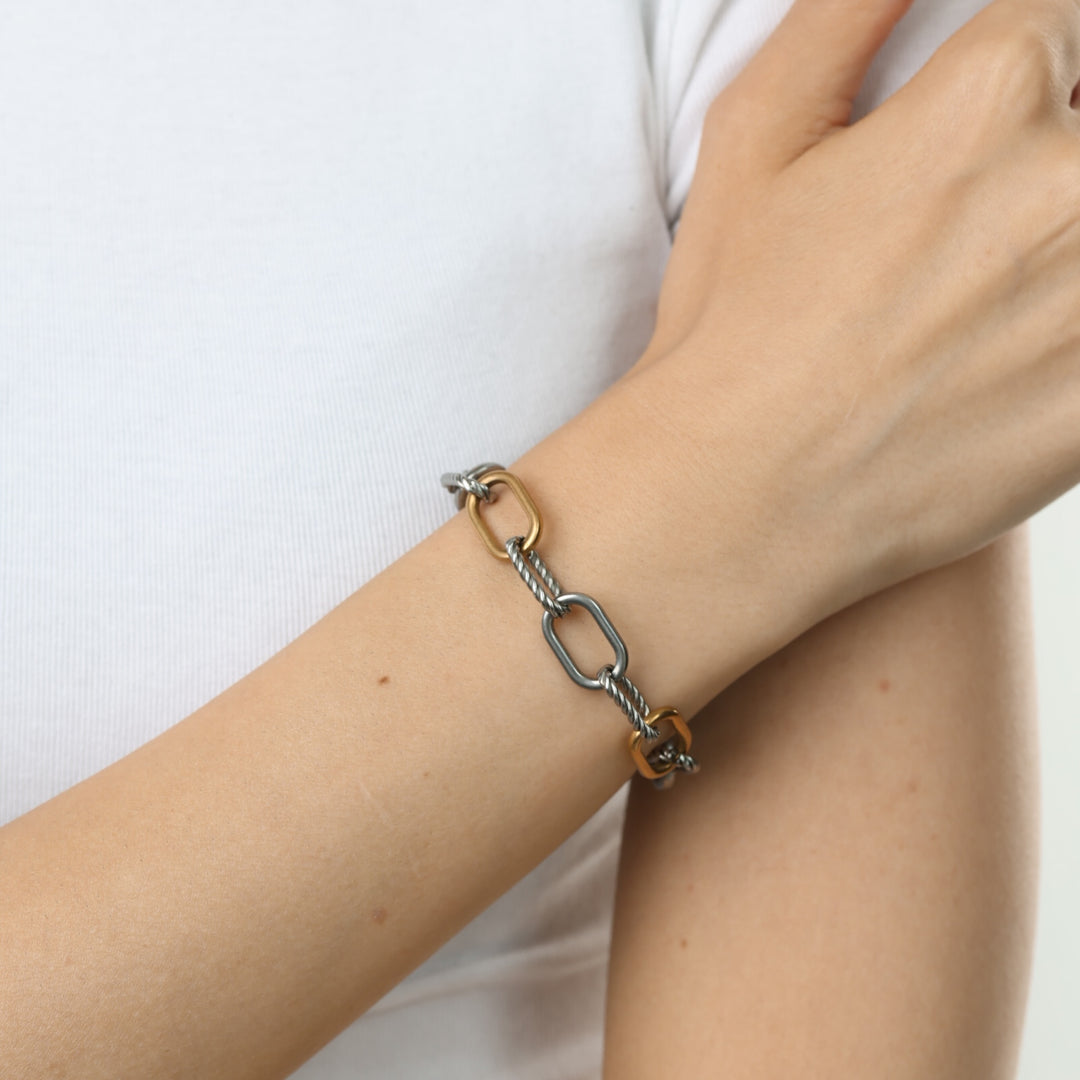 Nanja - Link Chain Bracelet Stainless Steel