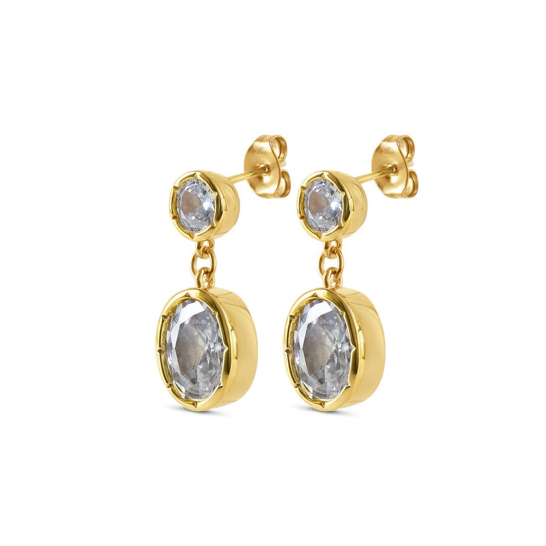 Illona - Crystal Stud Earrings