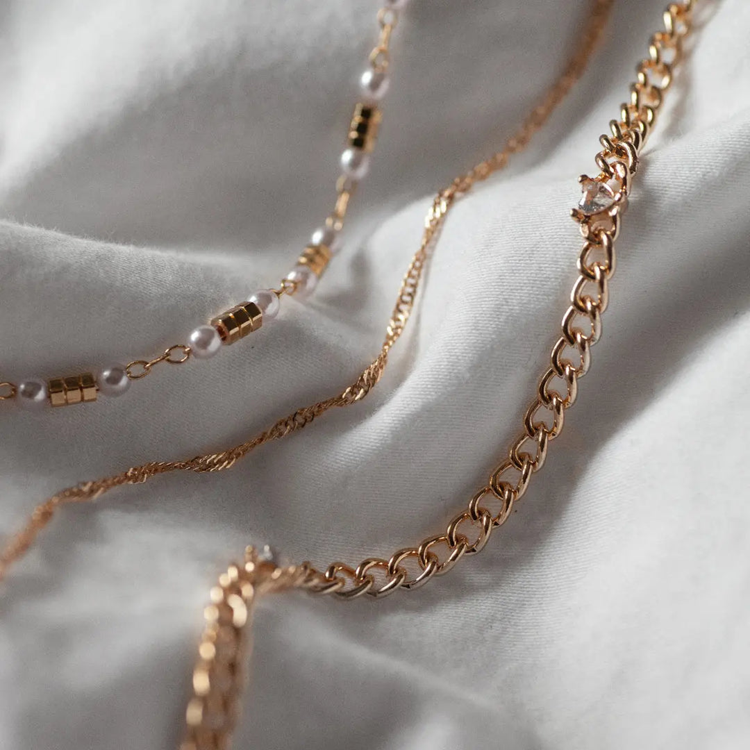 Cute Pearl Chain Necklace