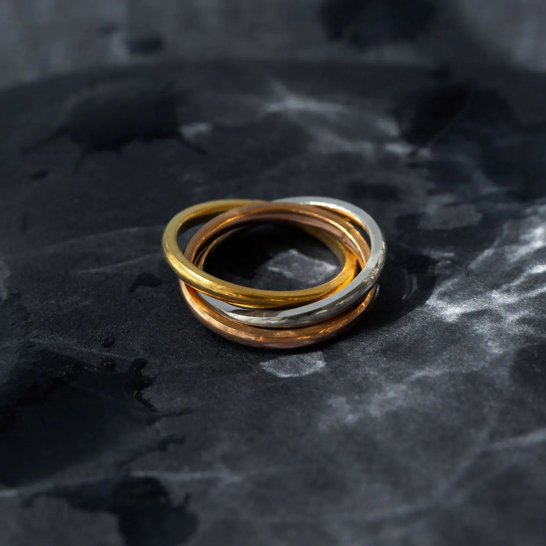 Jules - Triple Color Ring Stainless Steel Timi of Sweden